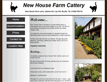 Tablet Screenshot of newhousefarmcattery.co.uk